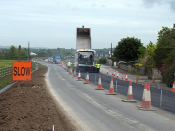 Temporary Road Surface - Please Drive Slowly